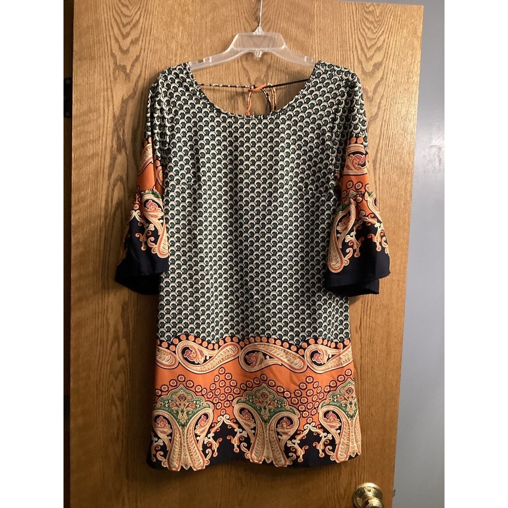 Sun&Moon Dress Women Multi Design Boho Tunic Lightweight Bell Sleeve No Size